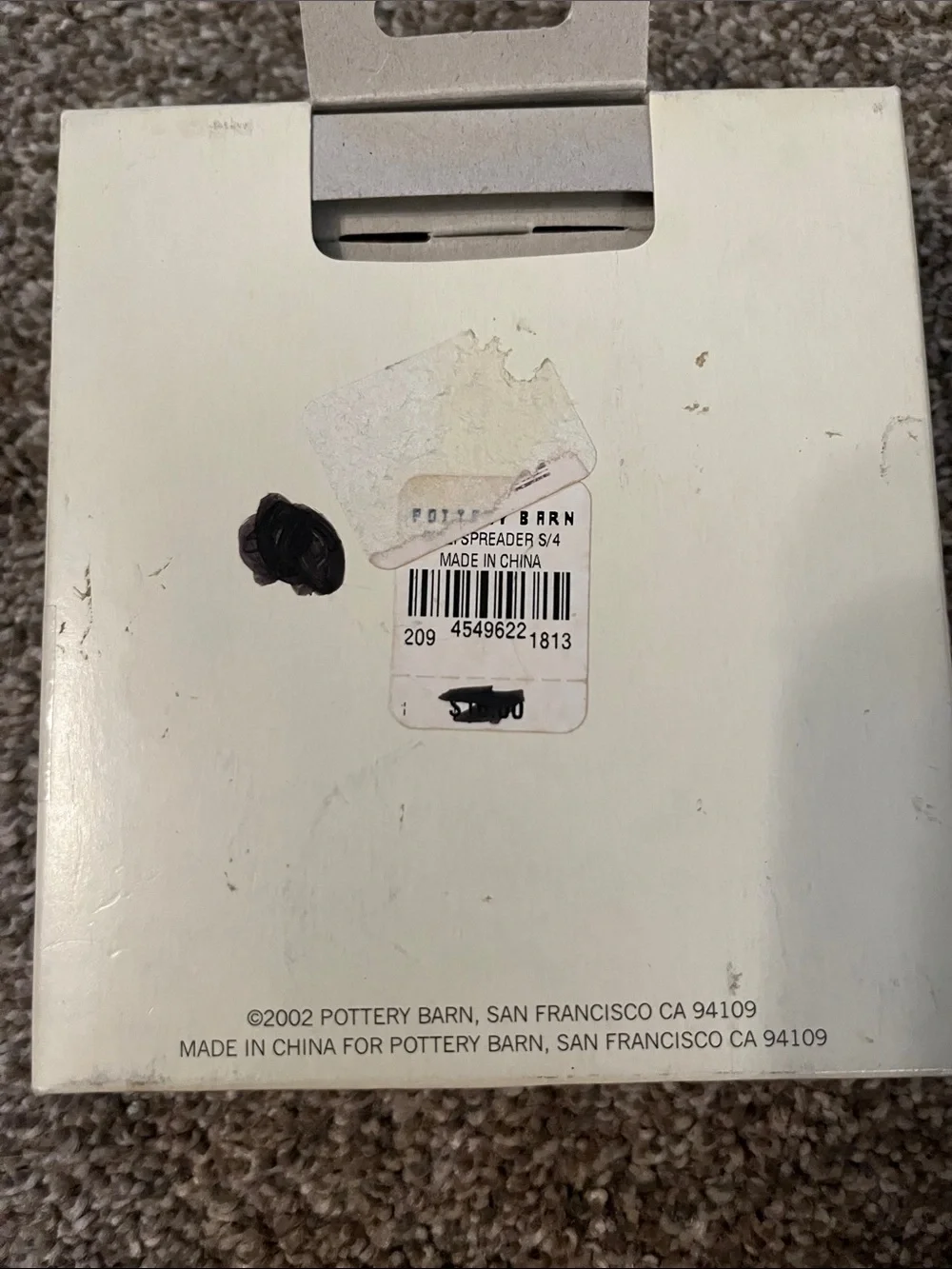 Pottery Barn set four